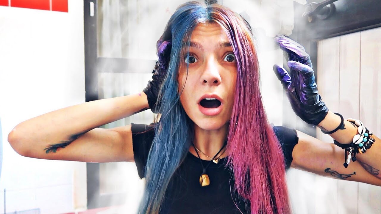 1. Kpop Idols with Half Blue Half Purple Hair - wide 8