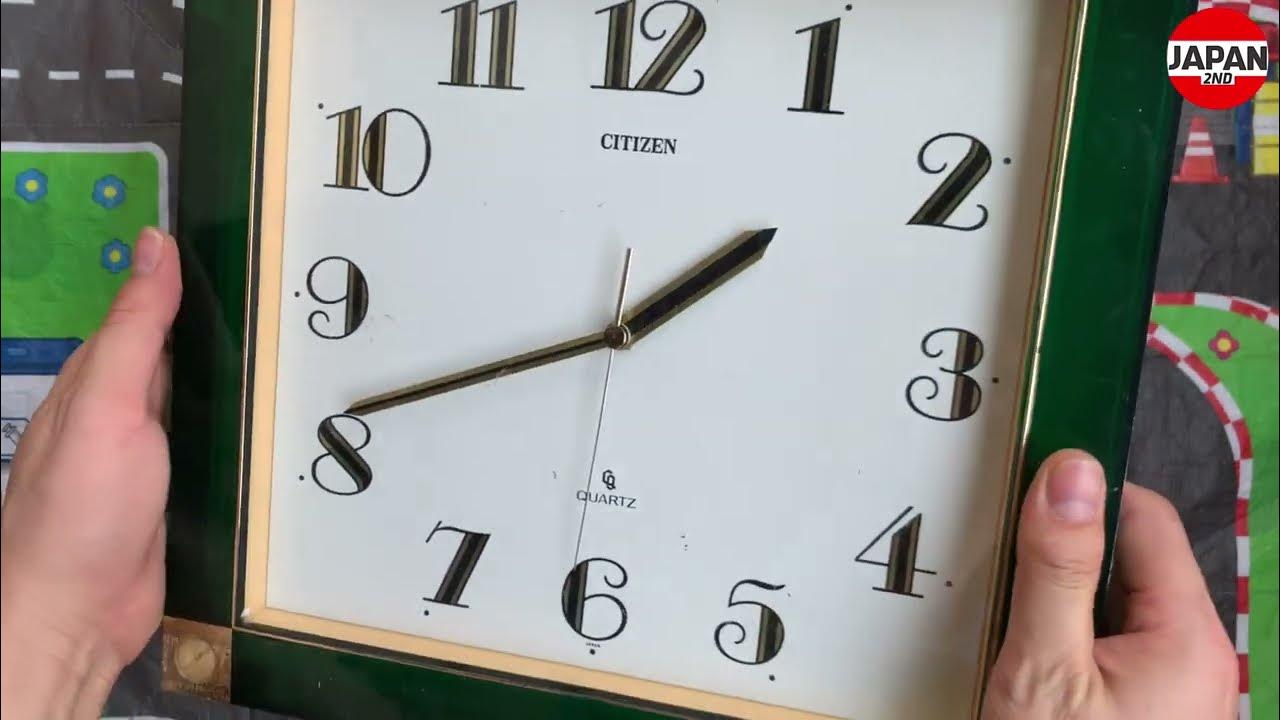 Citizen Quartz Wall Clock Citizen Q2141 K431 1 YouTube