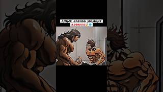 Anime badass moment😈 [ yujiro vs pickle ] baki season 2 edit #anime #shorts #baki