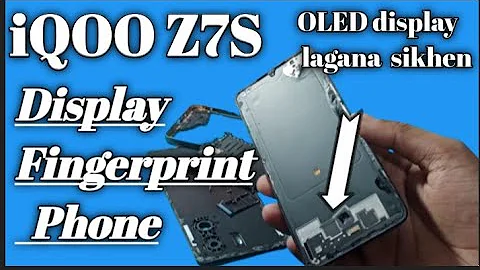 iQOO Z7S 5g Replaced Combo folder  Broken display Repair Touch Screen Repair #iQOO Z7S OLED display?