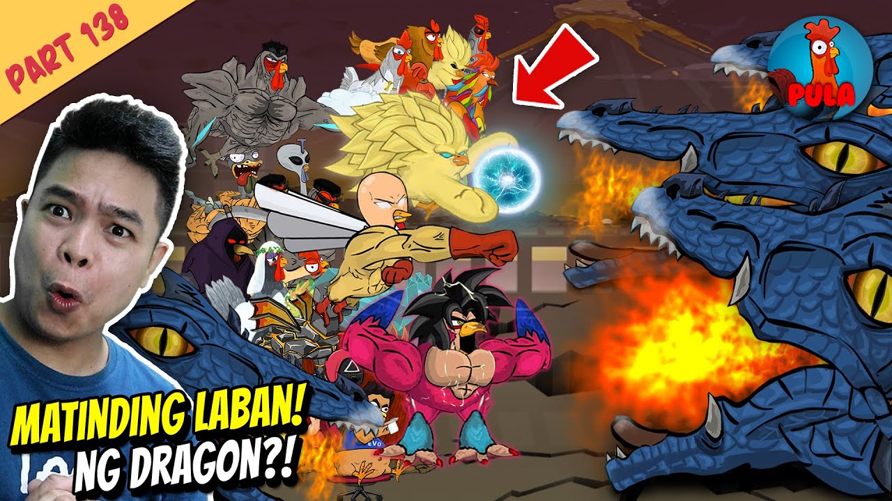 Dragon Nilabanan Lahat ng Manok! - MANOK NA PULA
