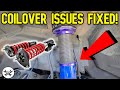 How to Fix any coilover racing suspension Noise or issue ( Coil Over shocks )