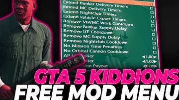 GTA 5 MOD MENU PC | Geldhack & Online Mods, Gratis Kiddions Cheat | Gratis Downloaden