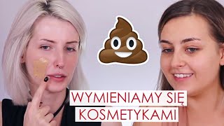 WYMIENIAMY SIĘ KOSMETYKAMI- MAKEUP BAG SWAP CHALLENGE Z LAMAKEUPEBELLA