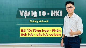 BÀI 10: TỔNG HỢP - PHÂN TÍCH LỰC, CÁC LỰC CƠ BẢN | VẬT LÝ 10 - HỌC KỲ 1 - Thầy Vũ Tuấn Anh