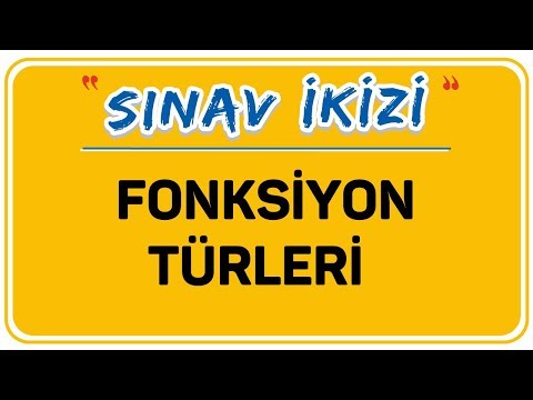 FONKSİYON TÜRLERİ | FONK. 4 | ŞENOL HOCA