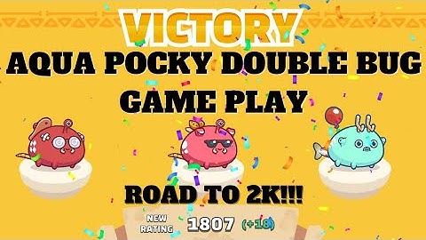 AXIE AQUA DOUBLE BUG DISCARDGAMEPLAY ~ Axie Infinity 1800 MMR