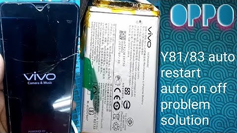 Vivo y81/ 83 auto restart problem solution/ how to Vivo mobile auto on off problem fix