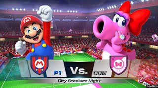 Mario Sports Superstars - Mario/Yoshi Vs. Birdo/Pink Gold Peach