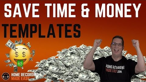 How To Create a Mixing Template in Studio One