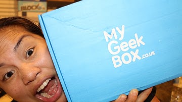 2016 February My Geek Box Unboxing