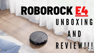 Ревю! Roborock E4 - Unboxing and Review - Robot Vacuum Cleaner Test