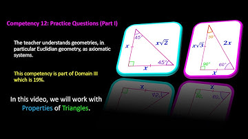 TExES 7-12 (235) Math Competency 12: Practice Questions Part I
