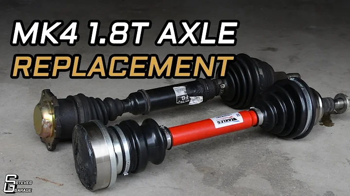 MK4 VW CV Axle Removal and Installation