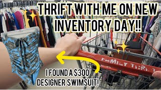 Thrift With Me at 7AM on New Inventory Day for Items to Resell on Poshmark for a GREAT Profit!! $$