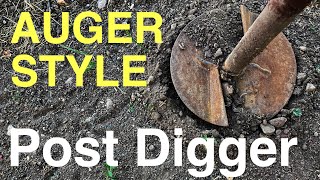 Auger Style Post Digger by Building Stuff Is Fun 18,744 views 2 years ago 3 minutes, 50 seconds