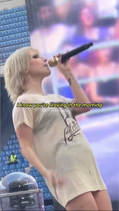 The Only Exception By Paramore in Milan at the Eras Tour! (iammartha TT) #paramore #hayleywilliams
