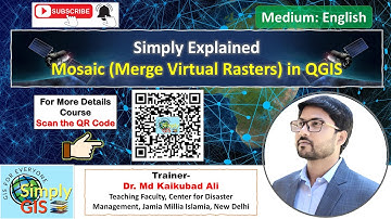 How to Mosaic Rasters (Merge) in QGIS | Simply GIS Training