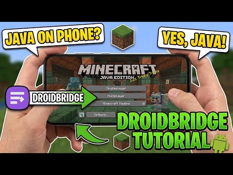 How to play Minecraft Java edition on Android (droidBridge Launcher tutorial)