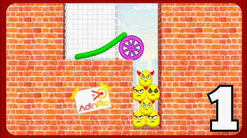 Draw to Smash - Satisfying Relaxing Game - Android iOS Mobile Gameplay Walkthrough All Levels