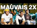 FIRST REACTION TO FRENCH DRILL  GAZO x NINHO - MAUVAIS 2X