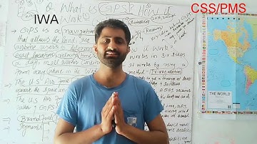 CSS|PMS|GeneralScience&Ability lecture Series|Lecture 32|What is Global positioning System|By Ansar.