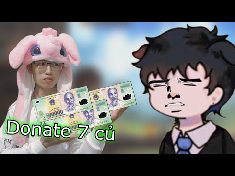 Video Hùng Akira donate 7 củ cho Kong - youtube