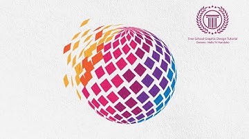 Pixel Logo Design Tutorial Using 3D Revolve Effect in Adobe illustrator CS6 | No CorelDraw X6 | X7