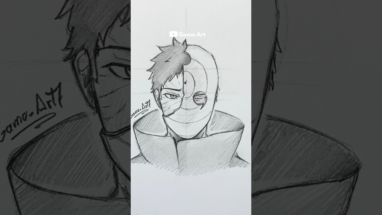 Obito Uchiha Jovem S2 - Desenho de jeanerd - Gartic