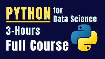 Python for Data Science - Course for Beginners (3 Hours) | Learn Python, Pandas, NumPy, Matplotlib