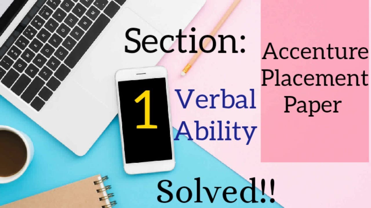 Accenture Placement Paper Section Verbal Ability Solution - YouTube