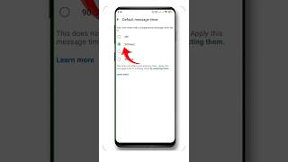 WhatsApp Default Message Timer Explained! ⏳ #shortvideos