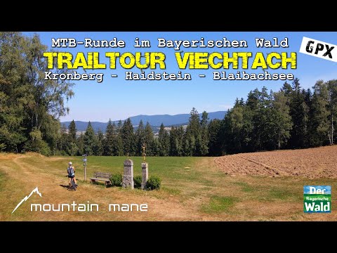 Viechtach Trailrunde zu Haidstein & Blaibachsee | MTB Bayerischer Wald