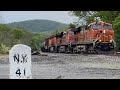 Railfan outing on the hudson csx river line train parade mn heritage units csx emds 5424