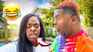 Lip Injection Prank On Teron Hilarious