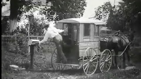 Mail Delivery in 1903 - Video Footage