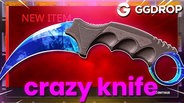 GGDROP I WON CRAZY KARAMBIT KNIFE !!! GGDROP PROMO CODE 2025