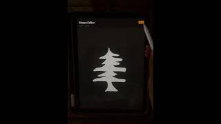 Procreate tips and tricks day 2- Pine tree brush on procreate