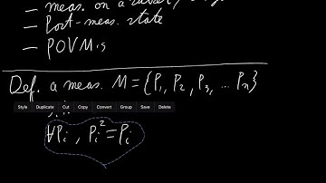 Quantum information theory - general measurements and post-measurement states