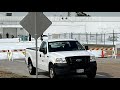 Foam pours out of hangar at Bush Airport