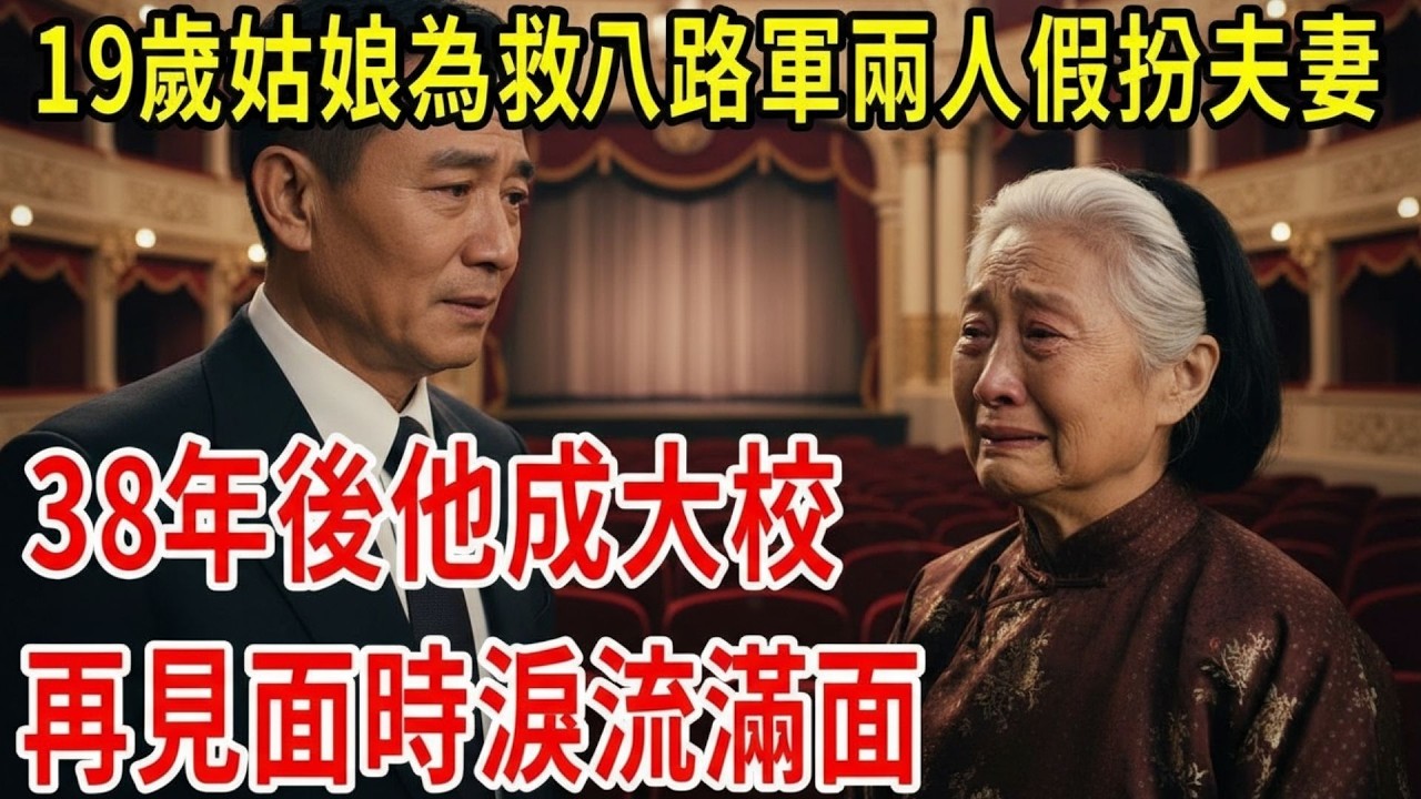 19歲姑娘為救八路軍兩人假扮夫妻，38年後他成大校，再見面時淚流滿面#原創#情感