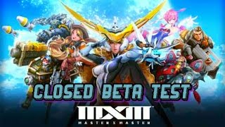 Master X Master - Closed Beta Test! Farming Nodes & Upgrade Materials / 3v3 Arena (no mic/cam)