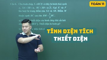 TÍNH DIỆN TÍCH THIẾT DIỆN SONG SONG - TOÁN 11 | Thầy Phạm Tuấn