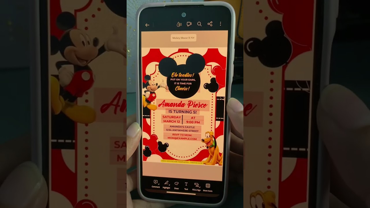Make Your KIDS Go with these EPIC Mickey Birthday Invitations (Free & Easy!)