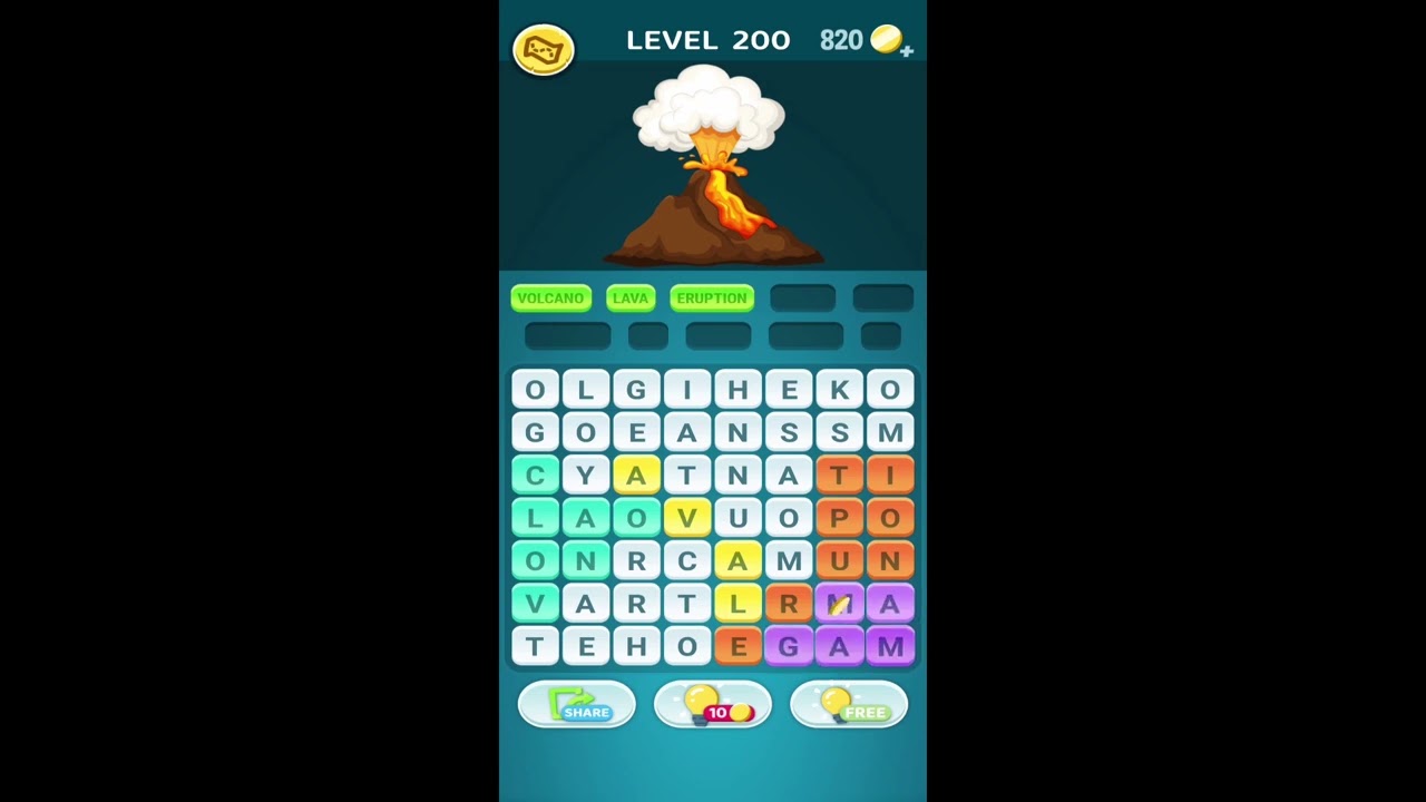 WORDS CRUSH LEVEL 200