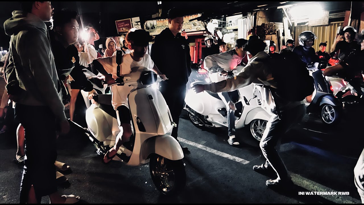 day 1 nonton balap liar.. seru gini