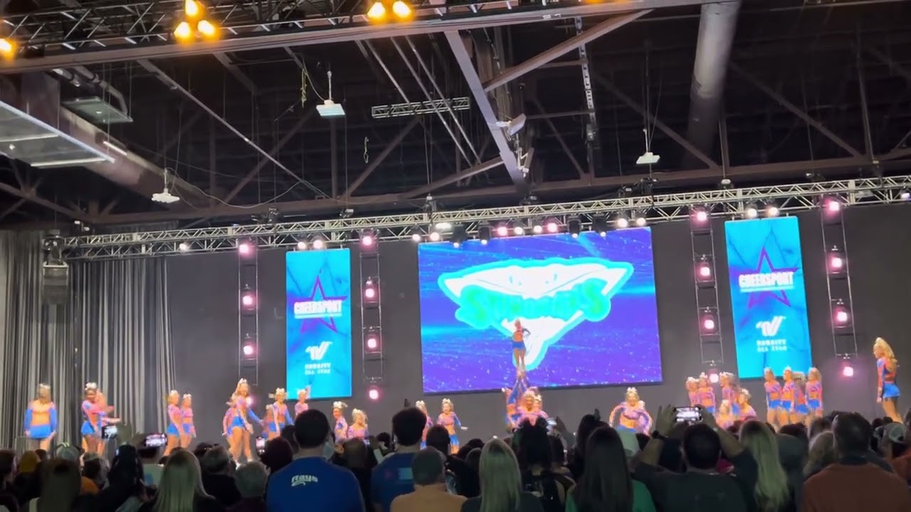 STINGRAYS ALLSTARS ORANGE 🍊 CHEERSPORT NATIONALS 2024 DAY 1