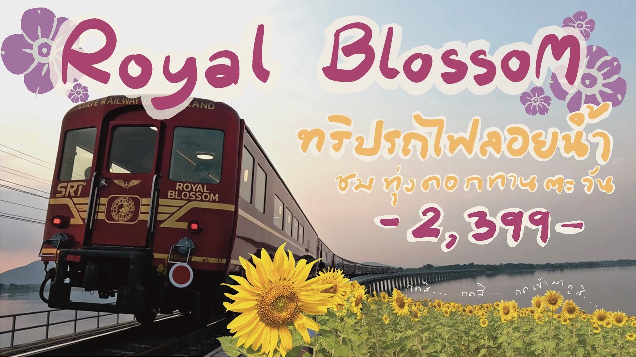 1 วันกับทริปรถไฟลอยน้ำ Royal Blossom แบบละเอียด พร้อมวิธีการจอง ครบ จบในคลิปเดียว