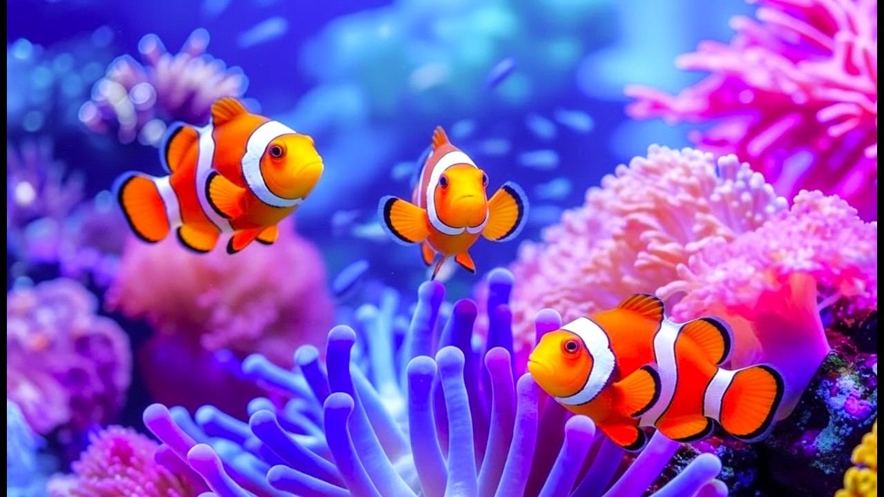 The Best 4K Aquarium - Dive Into The Mesmerizing Underwater Realm, Sea Jellyfish, Coral Reefs. #76