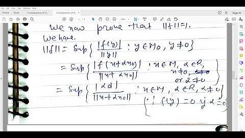 MSc Maths Sem 3: Paper MC 301: Consequences of Hahn Banach Theorem Part 2